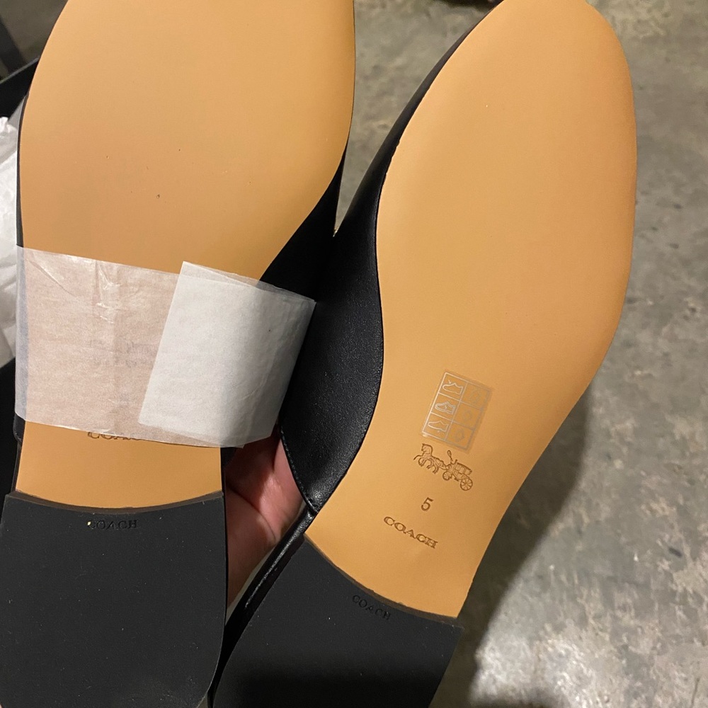 Coach sofileather slide black FG4186 - Picture 3 of 6
